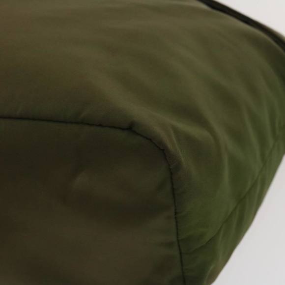 PRADA Hand Bag Nylon 2way Khaki Auth fm1303 - Picture 8 of 16